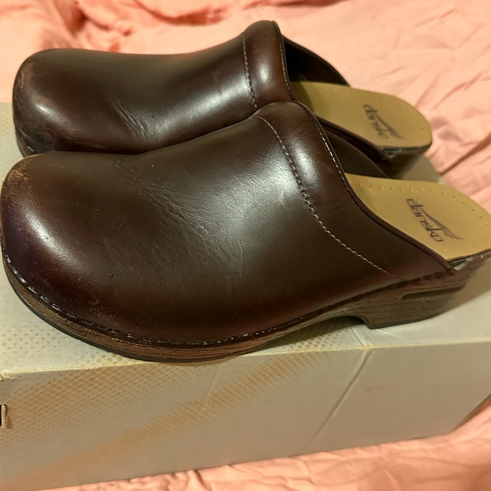 Brown Dansko Clogs